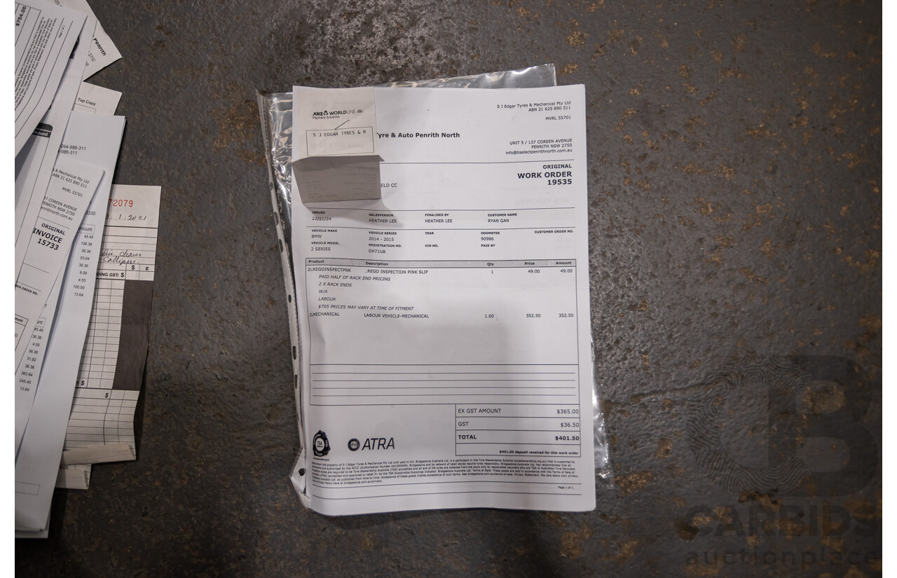 09/2014 BMW 228i M-Sport F22 MY15 2D Coupe Mineral White Turbo 2.0L