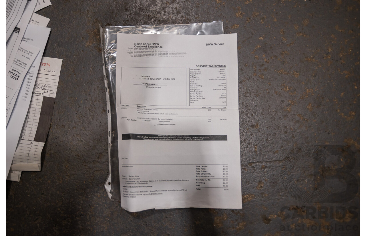 09/2014 BMW 228i M-Sport F22 MY15 2D Coupe Mineral White Turbo 2.0L