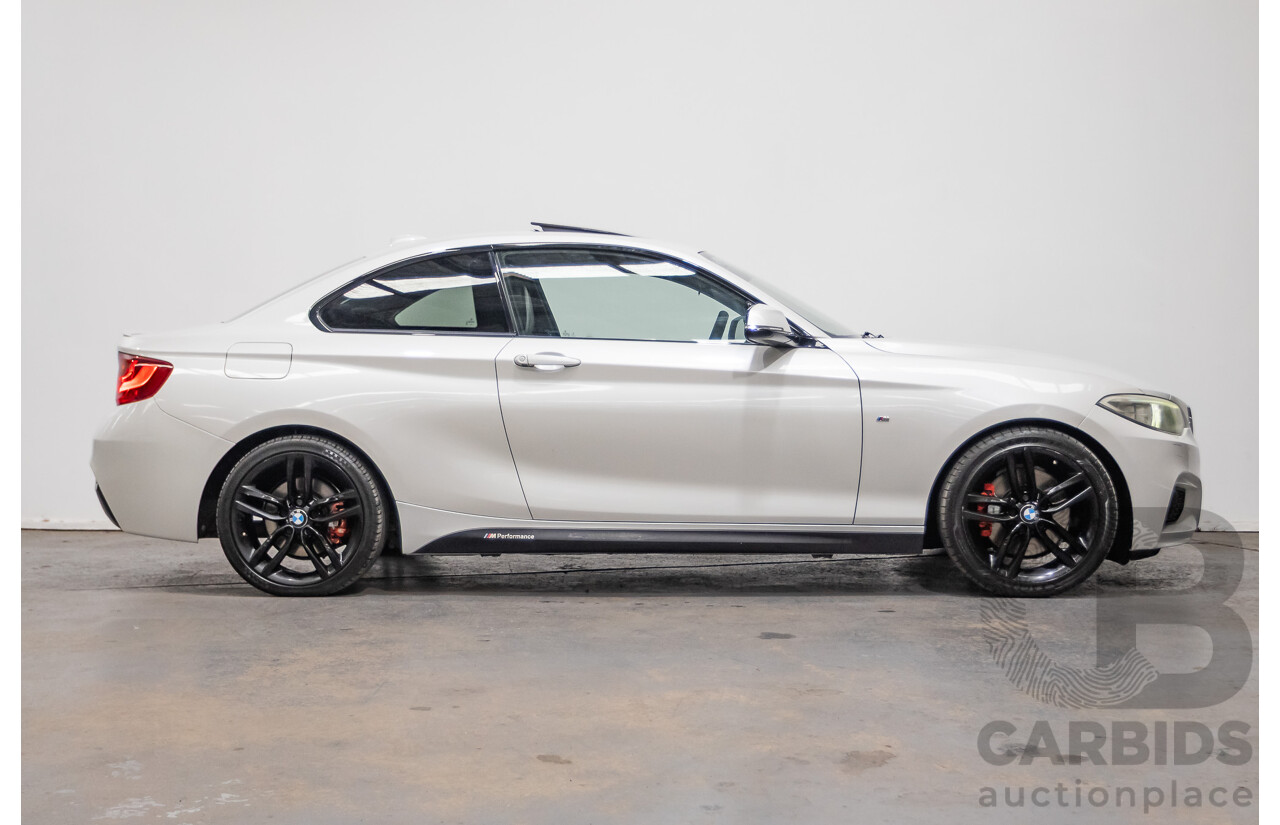 09/2014 BMW 228i M-Sport F22 MY15 2D Coupe Mineral White Turbo 2.0L