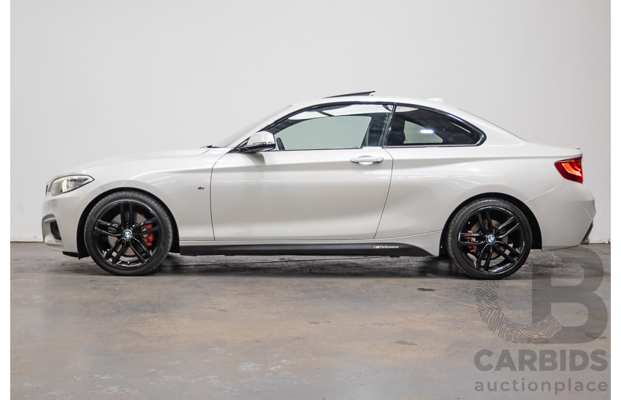 09/2014 BMW 228i M-Sport F22 MY15 2D Coupe Mineral White Turbo 2.0L
