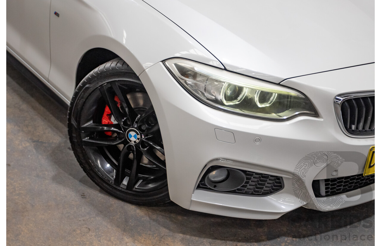 09/2014 BMW 228i M-Sport F22 MY15 2D Coupe Mineral White Turbo 2.0L