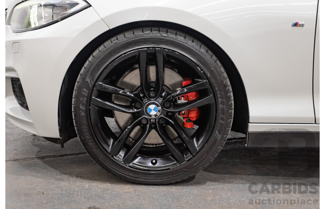 09/2014 BMW 228i M-Sport F22 MY15 2D Coupe Mineral White Turbo 2.0L