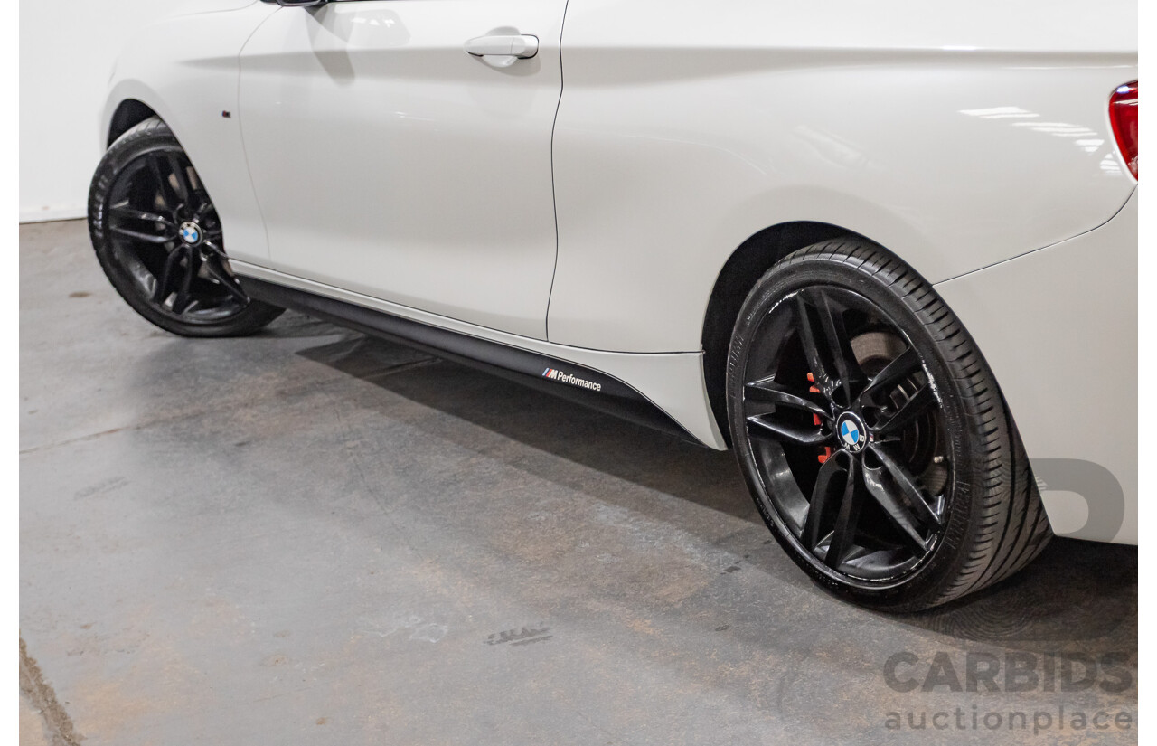 09/2014 BMW 228i M-Sport F22 MY15 2D Coupe Mineral White Turbo 2.0L