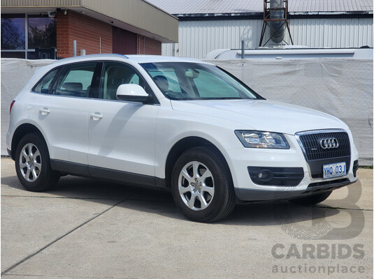 6/2011 Audi Q5 2.0 TDI Quattro 8R MY12 4d Wagon White 2.0L