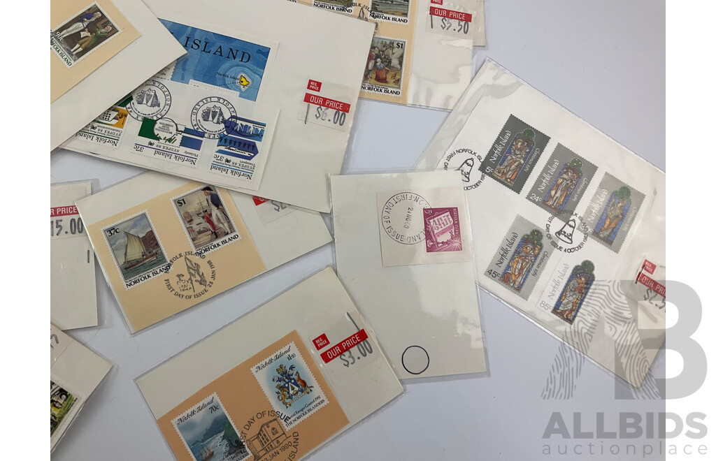 Thirty Eight Norfolk Island CTO Lots, Examples Spanning 1956 to 1990