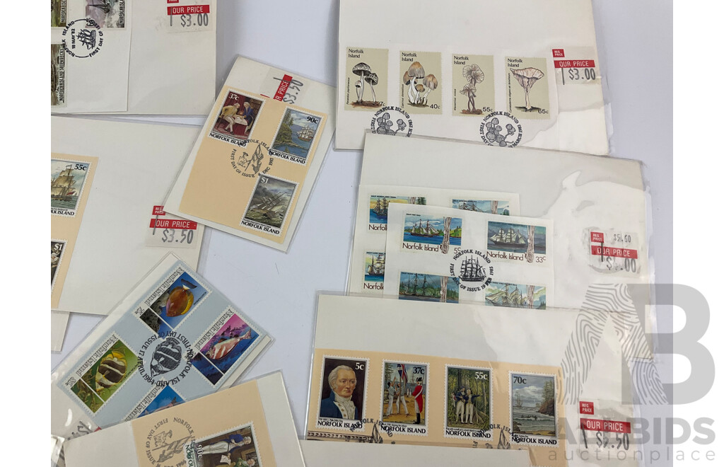 Thirty Eight Norfolk Island CTO Lots, Examples Spanning 1956 to 1990