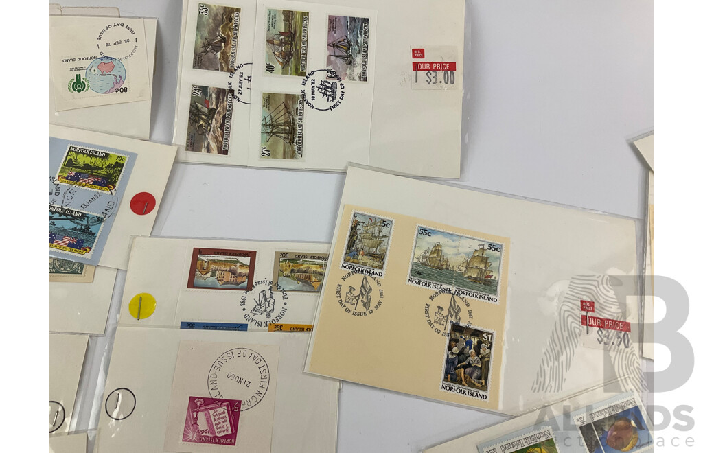 Thirty Eight Norfolk Island CTO Lots, Examples Spanning 1956 to 1990