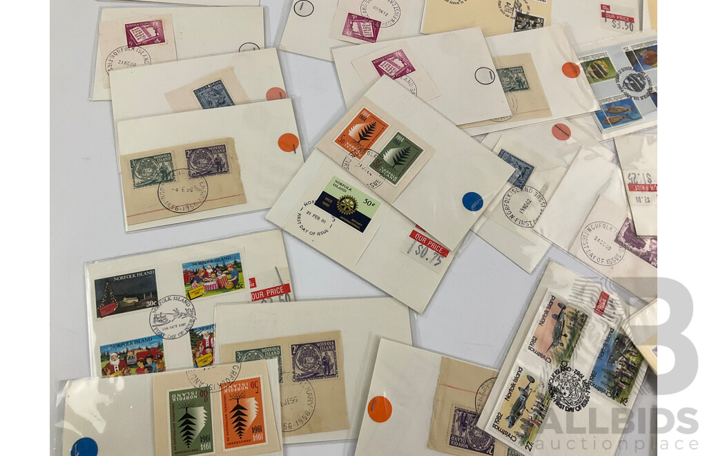 Thirty Eight Norfolk Island CTO Lots, Examples Spanning 1956 to 1990