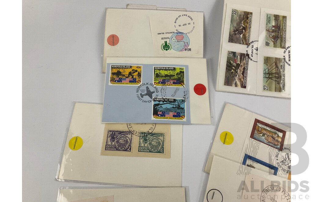 Thirty Eight Norfolk Island CTO Lots, Examples Spanning 1956 to 1990