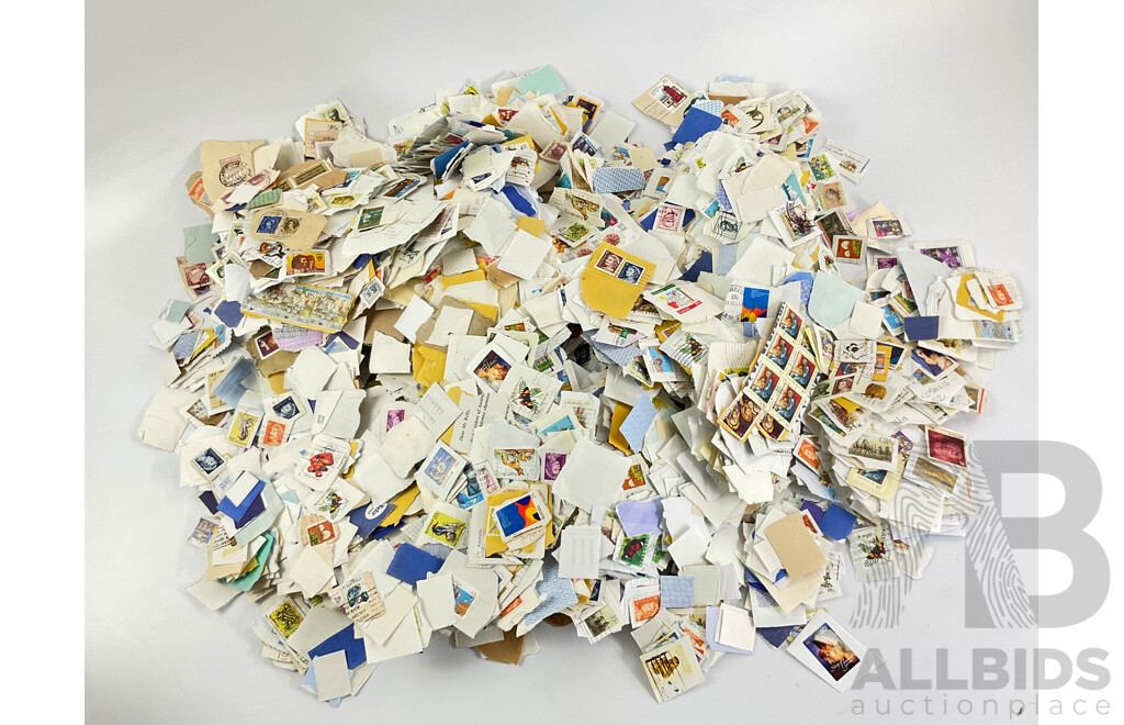 Collection of Australian Cancelled Stamps, Examples Spanning 1960's to 2000's - Approximately Two Kilograms