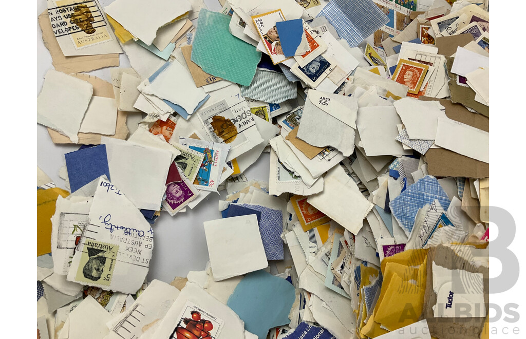 Collection of Australian Cancelled Stamps, Examples Spanning 1960's to 2000's - Approximately Two Kilograms
