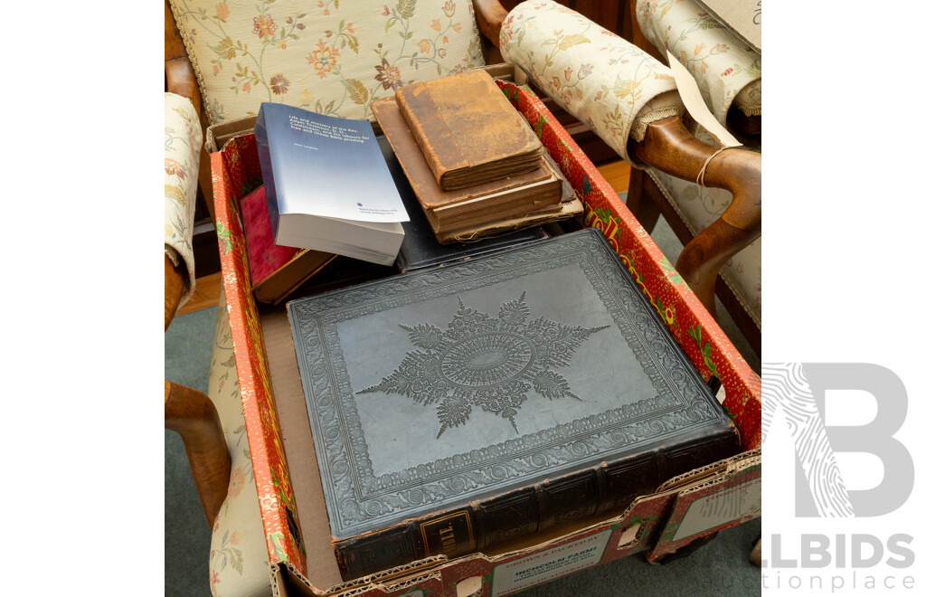 Collection of Antique Bibles Including the Holy Bible, Old and New Testaments, 1848 That Was Presented to Jane Turnbull, 1850