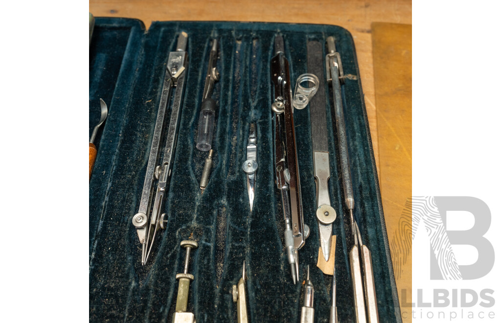 Collection of Various Drawing Impliments