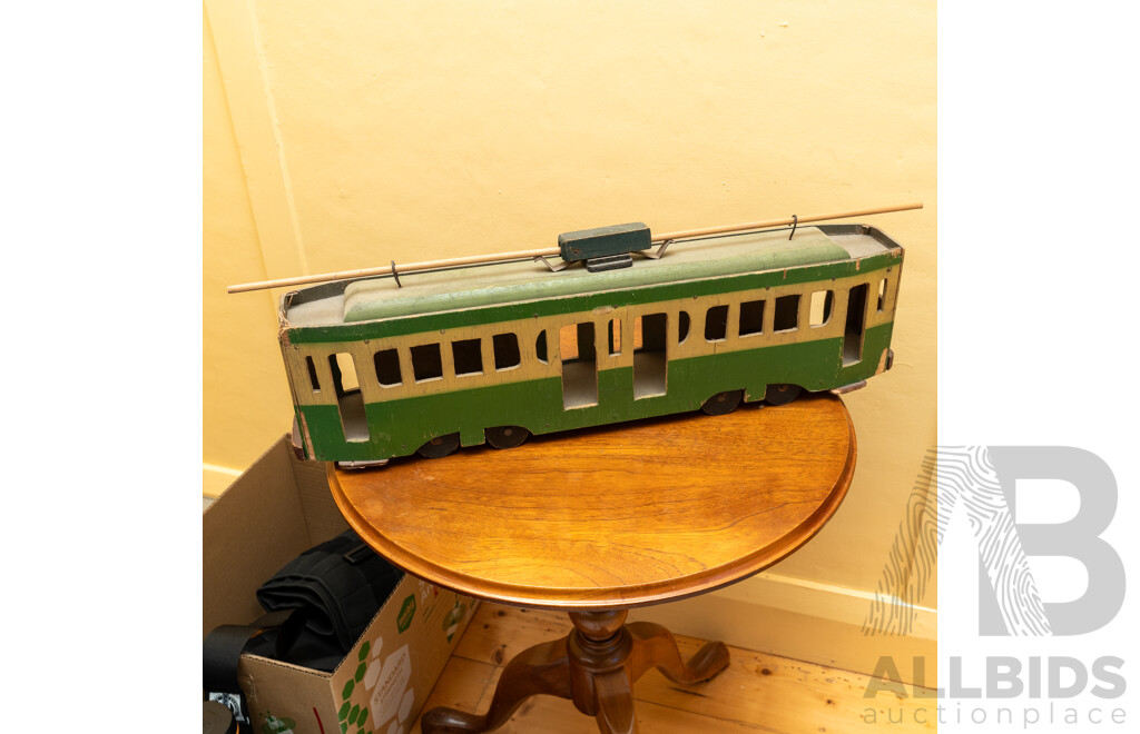 Bespoke Hand Made Depression Era Tram