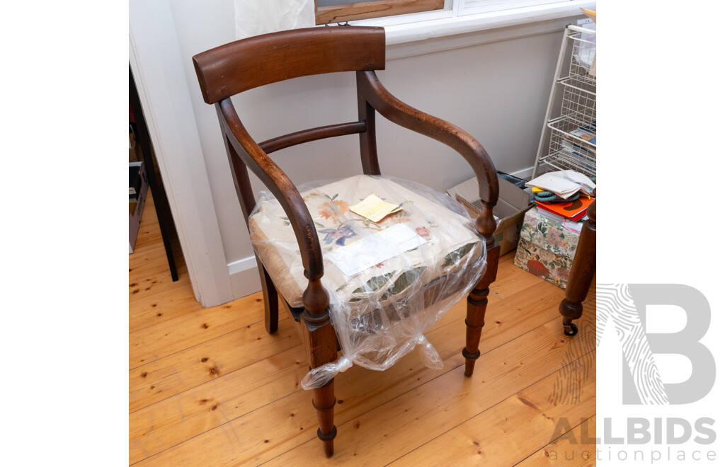 Early Victorian Cedar Over Sized Carver