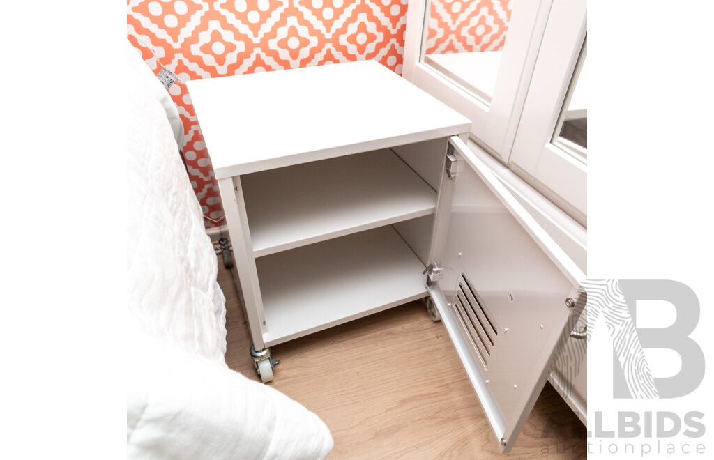 Modern Single Door Metal Cabinet