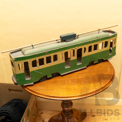 Bespoke Hand Made Depression Era Tram