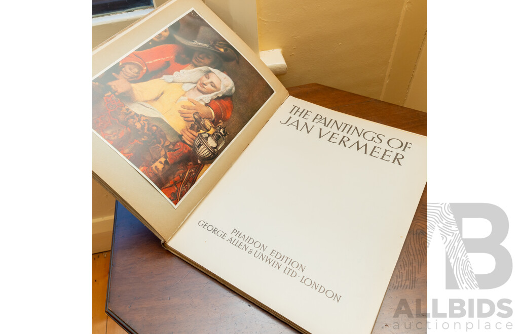 The Paintings of Jan Vermeer Book - Vintage Phaidon Edition Published 1940 George Allen & Unwin Ltd, London