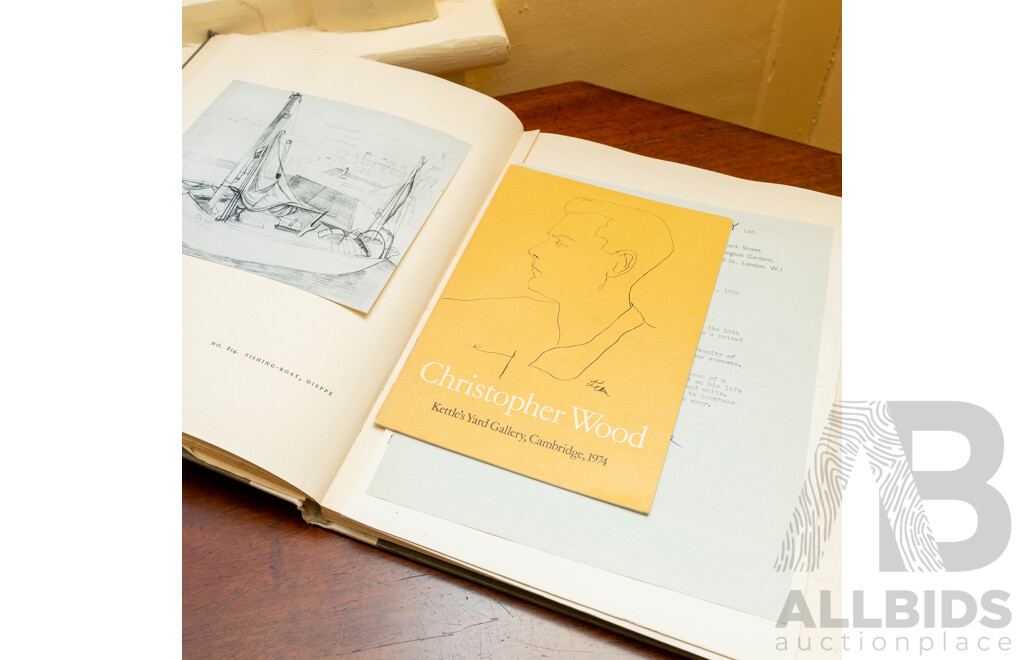 Christopher Wood 1901-1930 Book, Published by William Heinemann Ltd, 1938