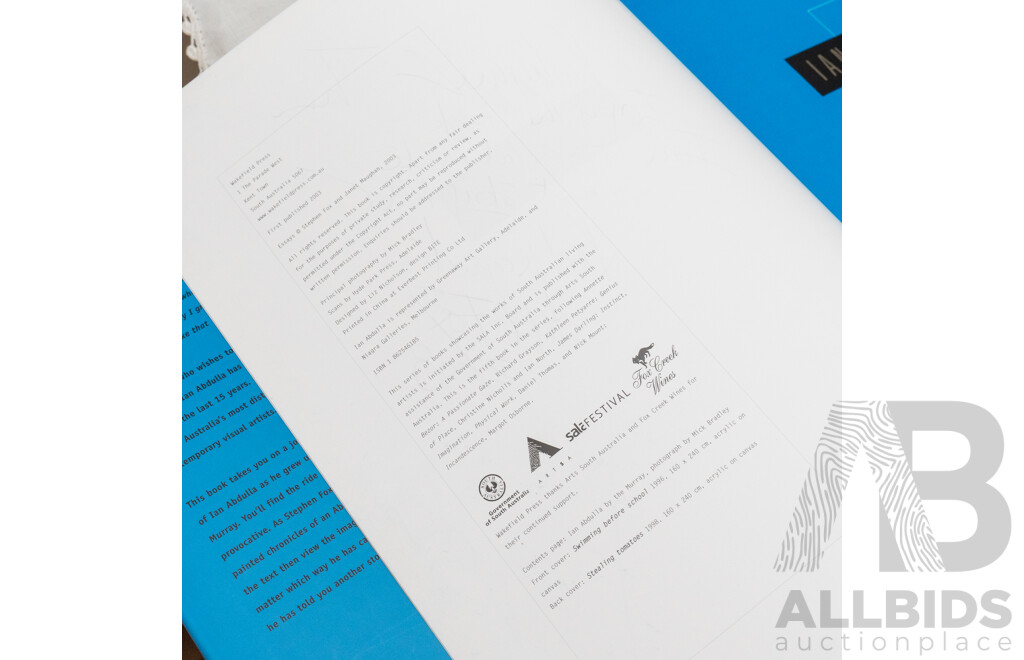 Ian W. Abdulla, (20th Century, Indigenous-Australian, 1947-2011), Truck Full of Rabbits, Wonderful Original Limited Editioned & Signed Lithograph, 69 x 83 cm (frame) with Abdulla Book (2)