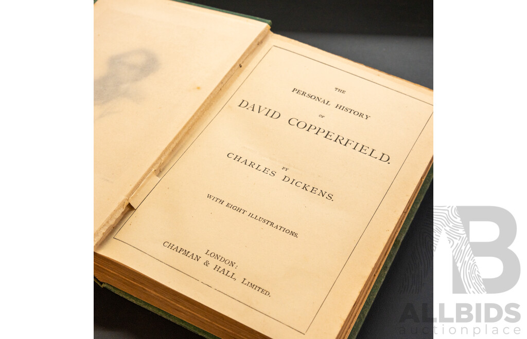 Charles Dickens, (19th Century, British, 1812-1870), The Personal History of David Copperfield, London, Chapman & Hall Limited