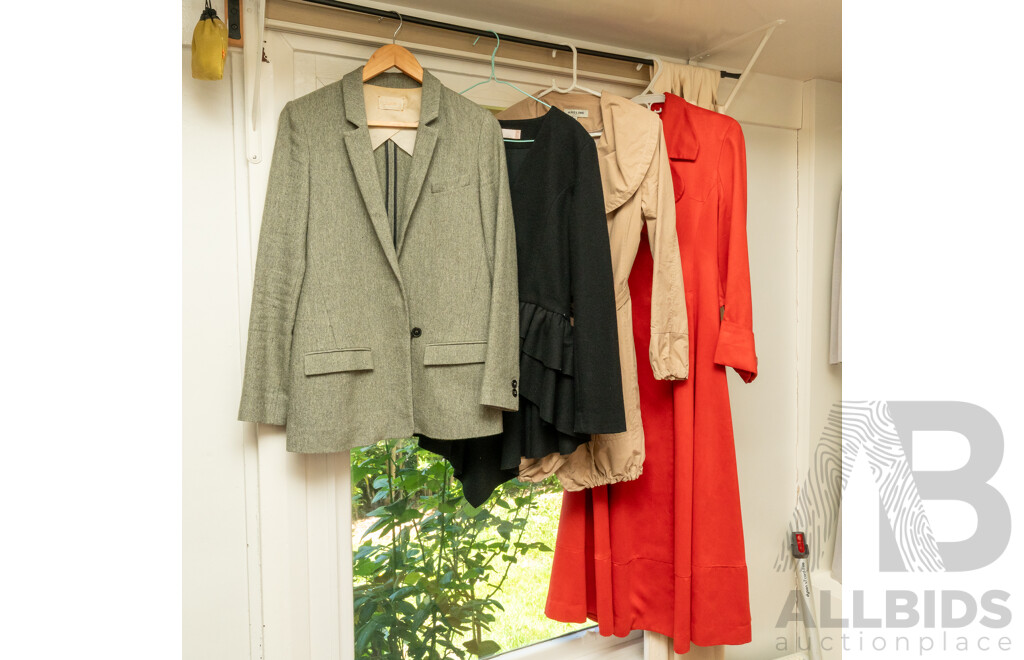 Lovely Collection of Four French & Other Varied Designer Jackets Including Areline Paris, Ruby (New Zealand) & More (4)