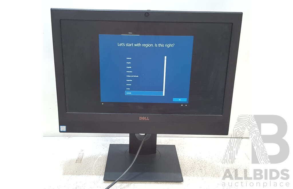 Dell OptiPlex 5250 AIO Intel Core i5 (7500) 3.40GHz-3.80GHz 4-Core CPU 21.5-Inch FHD All-in-One Computer