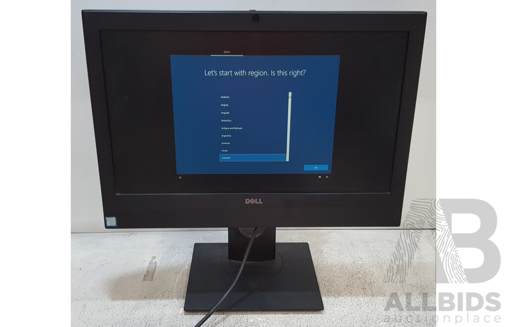 Dell OptiPlex 5250 AIO Intel Core i5 (7500) 3.40GHz-3.80GHz 4-Core CPU 21.5-Inch FHD All-in-One Computer