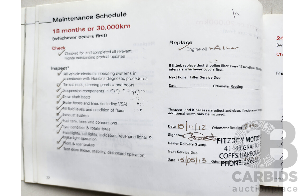 2/2008 Honda Accord VTi Luxury 50 4d Sedan Grey 2.4L