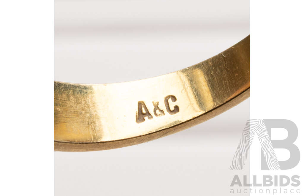 18ct Vintage Diamond Eternity Ring, TDW 0.50ct, Size N, 4.53 Grams