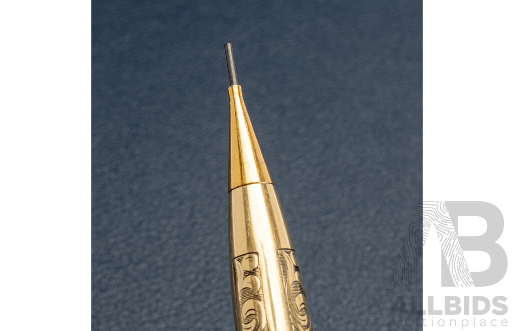Schaeffer Vintage 12ct Gold Filled Retractable Lead Pencil
