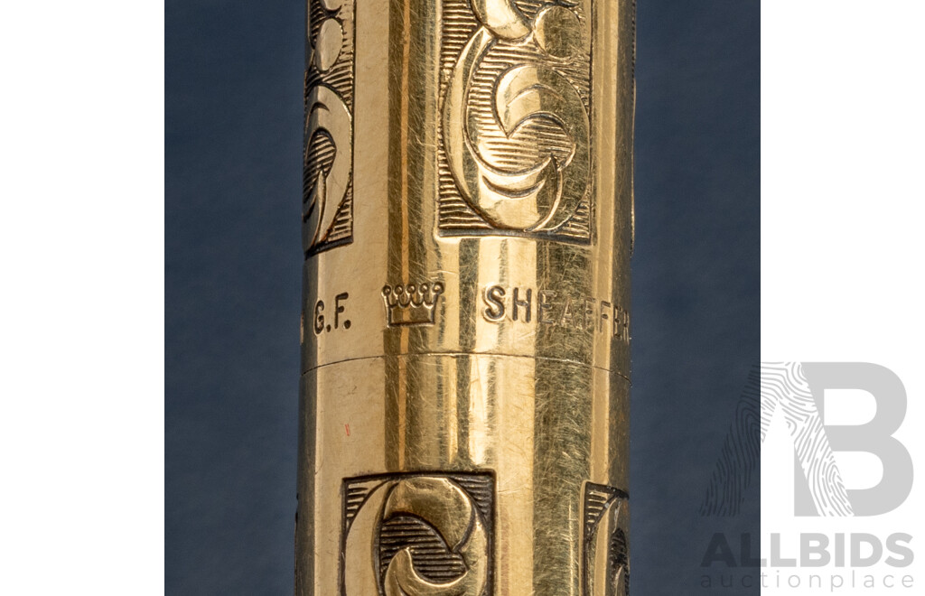 Schaeffer Vintage 12ct Gold Filled Retractable Lead Pencil