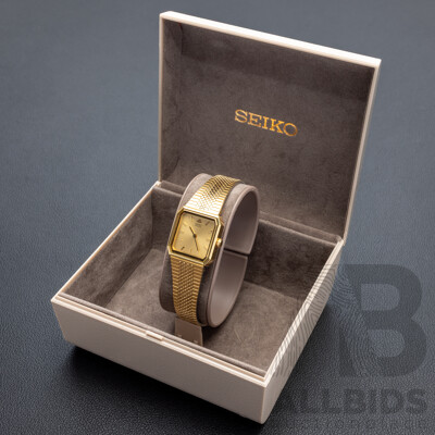 Seiko Ladies Gold Tone Dress Watch, 2020-6120, Comes with Original Presentation Box