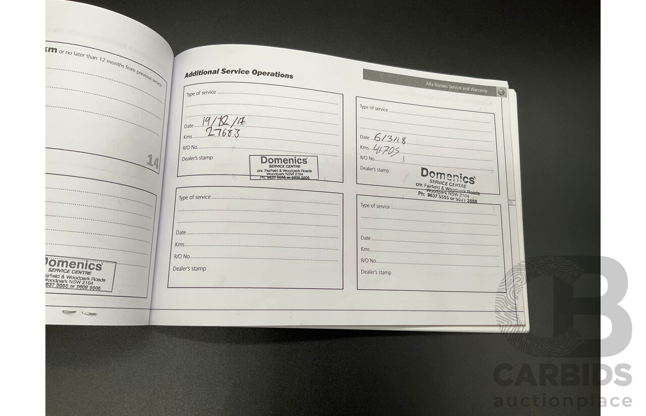 4/2015 Alfa Romeo Giulietta Distinctive MY15 5d Hatchback Alfa Red Turbo 1.4L