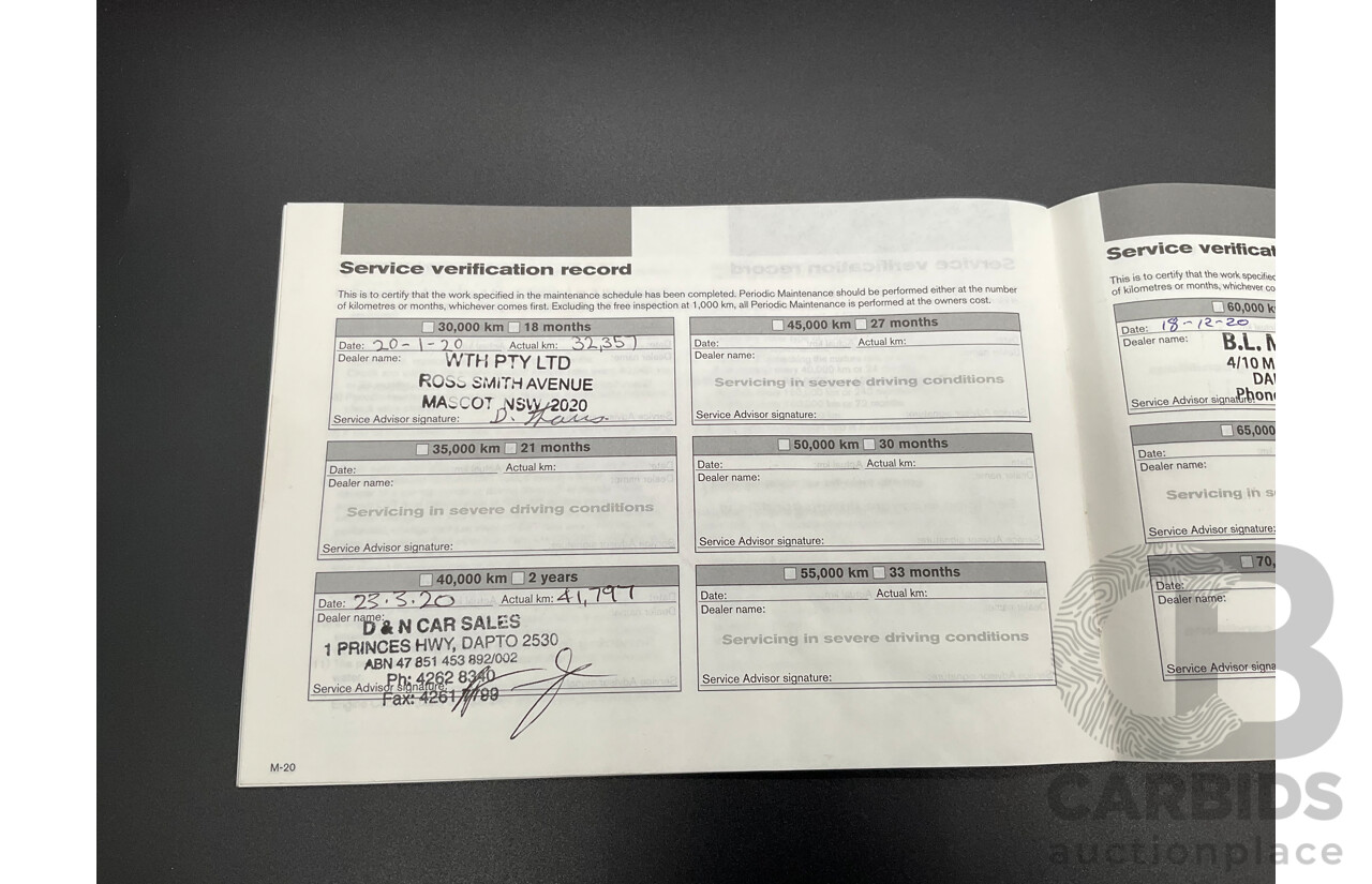 07/2019 Nissan X-Trail ST (4WD) T32 Series II 4d Wagon Ruby Red 2.5L