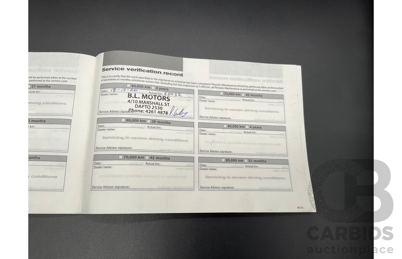 07/2019 Nissan X-Trail ST (4WD) T32 Series II 4d Wagon Ruby Red 2.5L