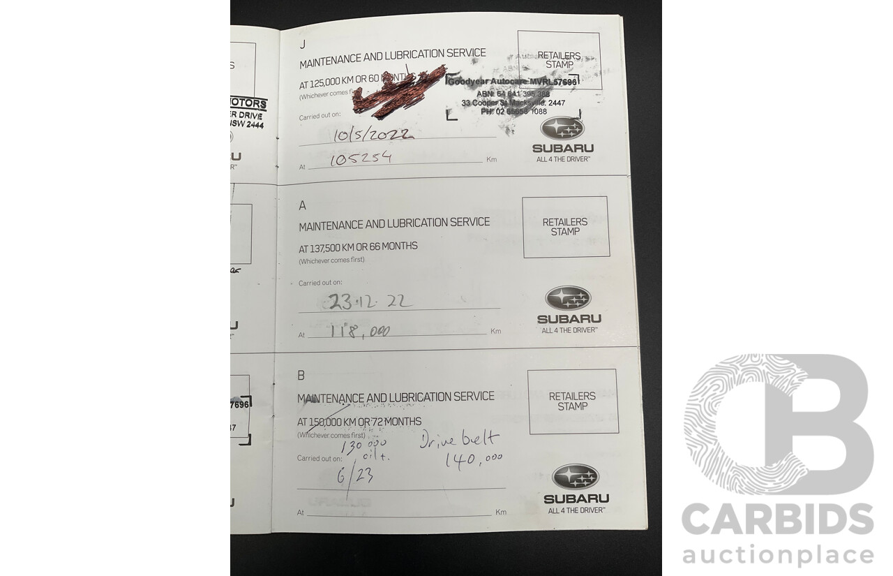 1/2013 Subaru Forester 2.5i-L MY13 4d Wagon Satin White Pearl 2.5L