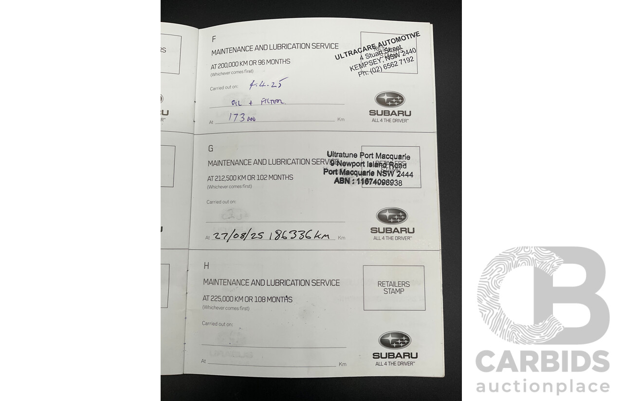 1/2013 Subaru Forester 2.5i-L MY13 4d Wagon Satin White Pearl 2.5L