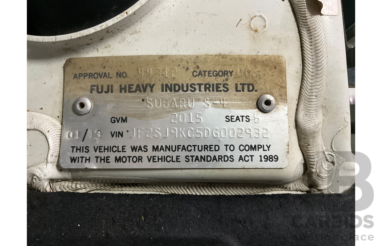 1/2013 Subaru Forester 2.5i-L MY13 4d Wagon Satin White Pearl 2.5L