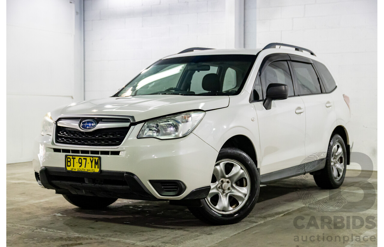 1/2013 Subaru Forester 2.5i-L MY13 4d Wagon Satin White Pearl 2.5L