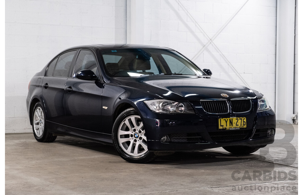 2/2007 BMW 320i Executive E90 4d Sedan Monaco Blue 2.0L