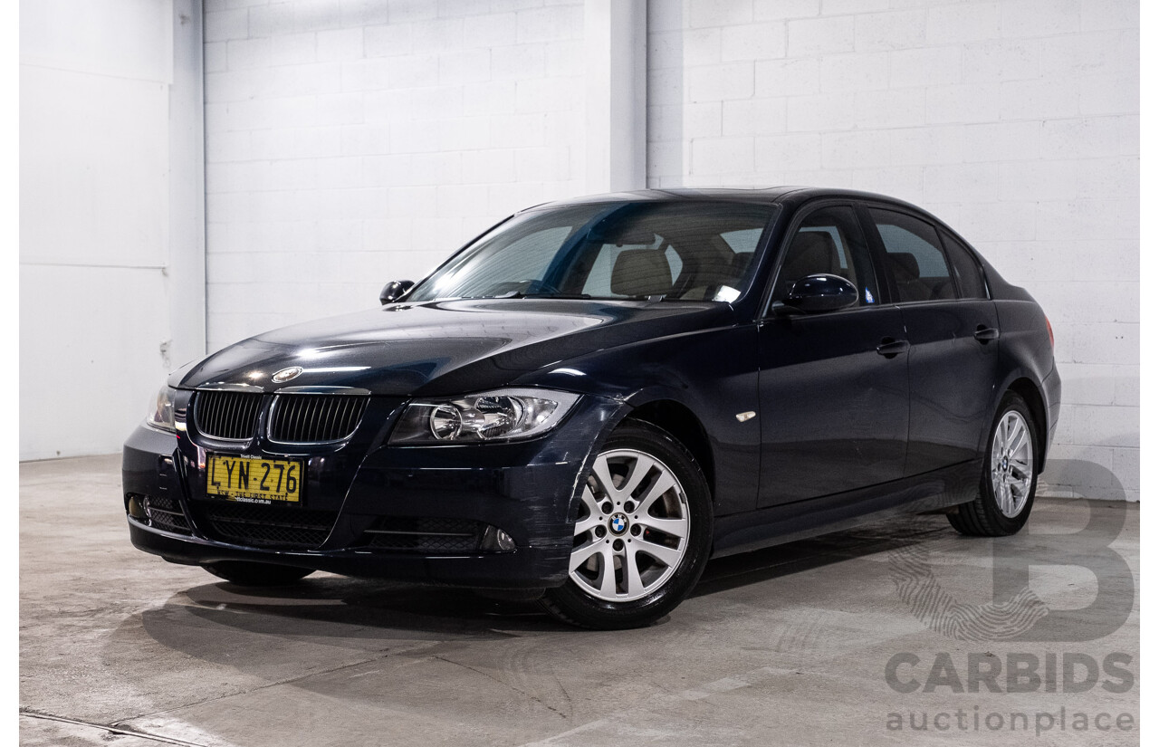 2/2007 BMW 320i Executive E90 4d Sedan Monaco Blue 2.0L