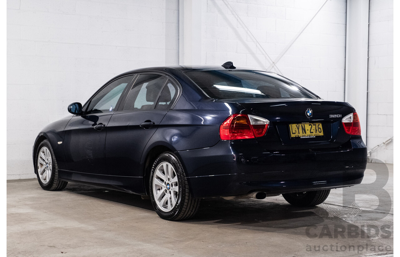 2/2007 BMW 320i Executive E90 4d Sedan Monaco Blue 2.0L