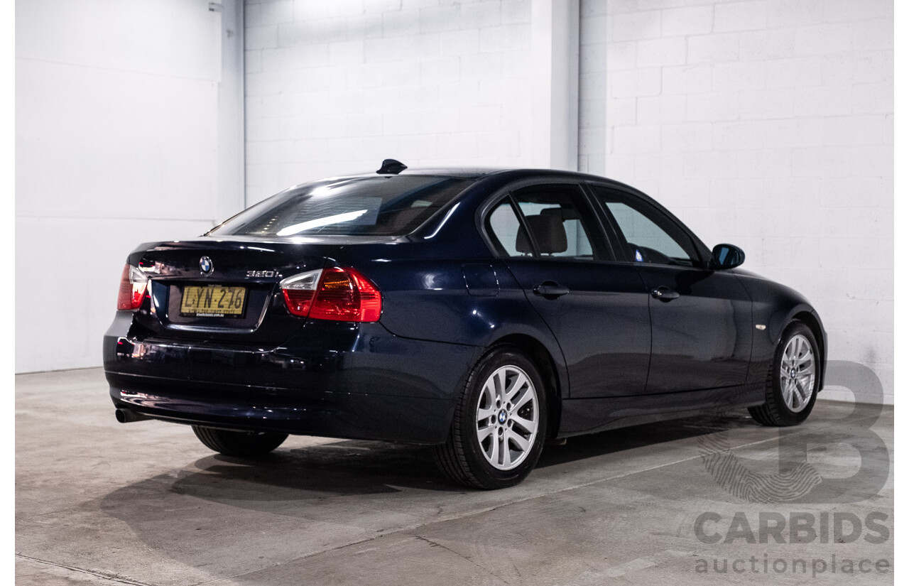 2/2007 BMW 320i Executive E90 4d Sedan Monaco Blue 2.0L