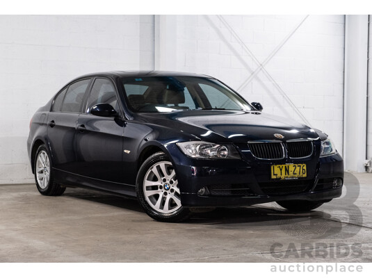 2/2007 BMW 320i Executive E90 4d Sedan Monaco Blue 2.0L