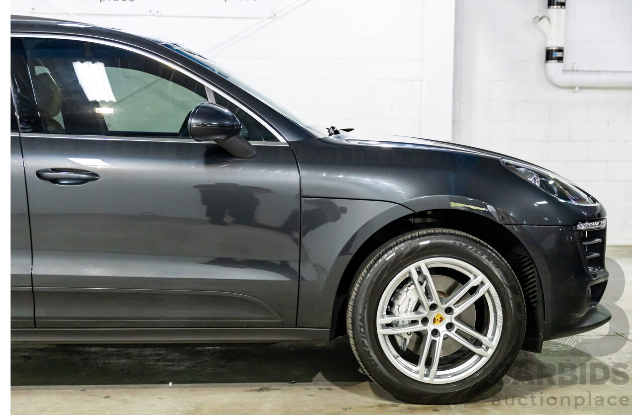 04/2017 Porsche Macan S (AWD) MY17 4d Wagon Volcano Grey Metallic Turbo V6 3.0L