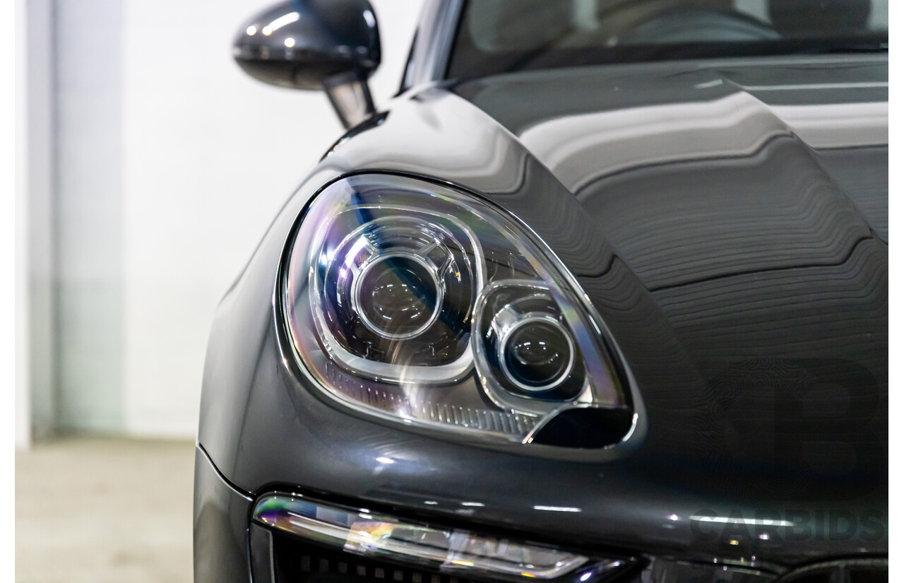 04/2017 Porsche Macan S (AWD) MY17 4d Wagon Volcano Grey Metallic Turbo V6 3.0L