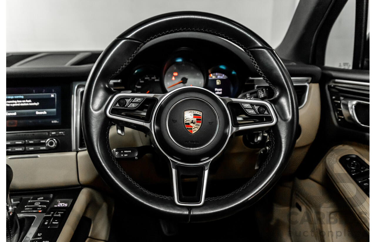 04/2017 Porsche Macan S (AWD) MY17 4d Wagon Volcano Grey Metallic Turbo V6 3.0L