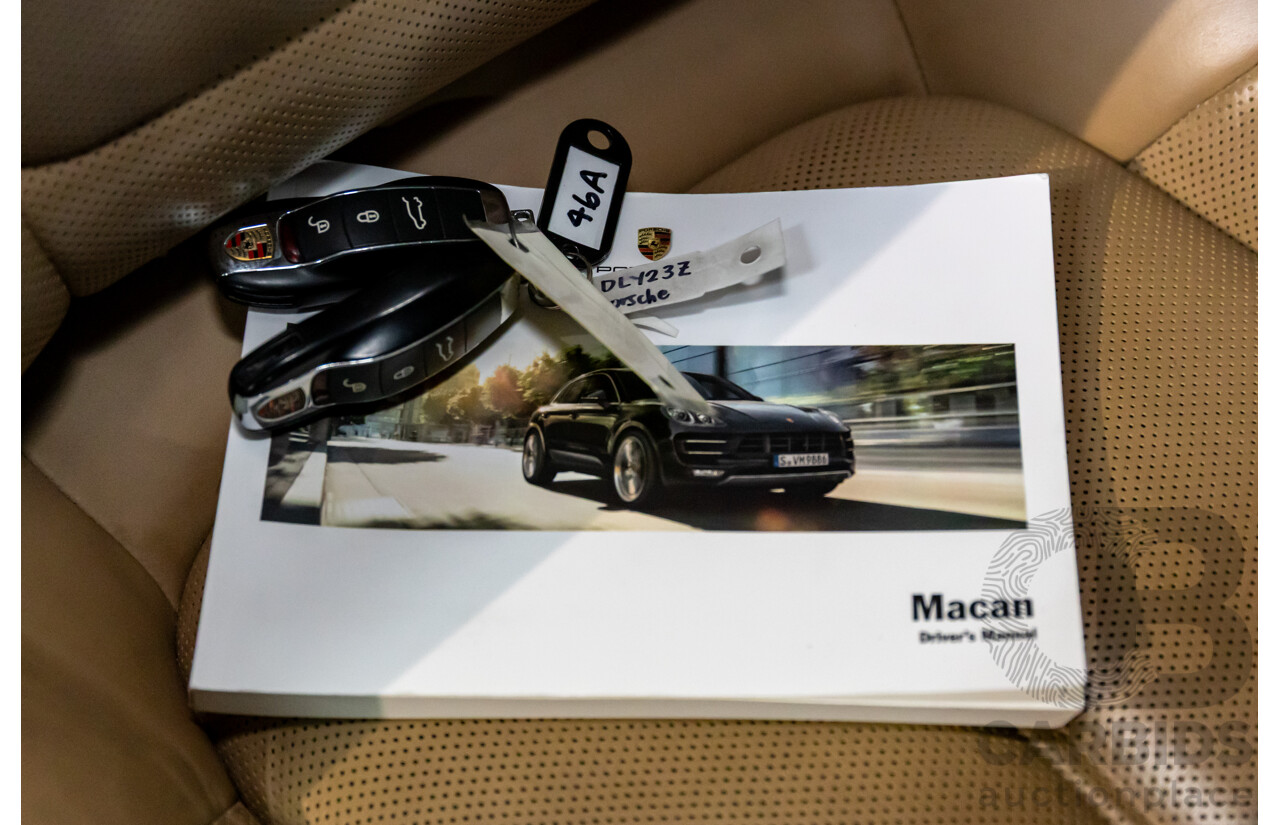 04/2017 Porsche Macan S (AWD) MY17 4d Wagon Volcano Grey Metallic Turbo V6 3.0L