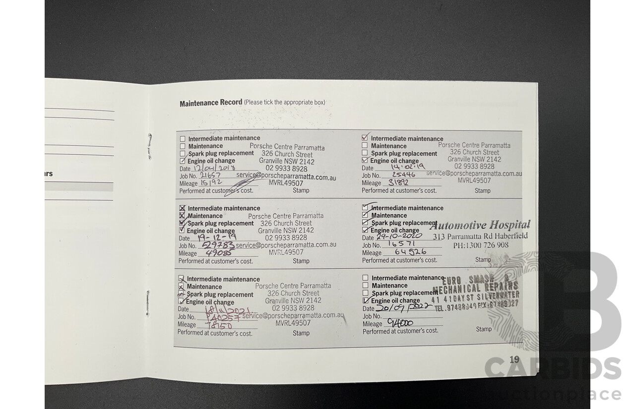 04/2017 Porsche Macan S (AWD) MY17 4d Wagon Volcano Grey Metallic Turbo V6 3.0L